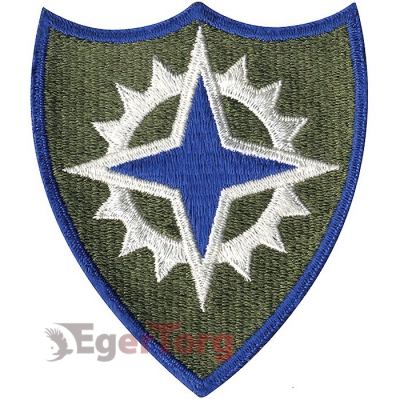 Нашивка плечевая   XVI Corps     -  72113 U.S. Army XVI Corps Color Patch