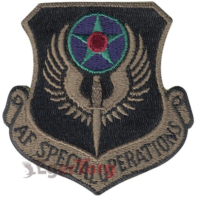 Нашивка приглушенная плечевая   Special Ops     -  72123 U.S.A.F. Special Ops Subdued Patch