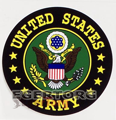 Наклейка ARMY  -  1226 U.S. ARMY SEAL DECAL