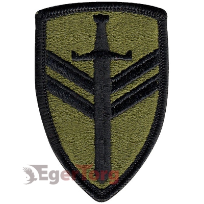 Нашивка плечевая   2nd Support Command     -  72143 U.S. Army 2nd Support Command Subdued Patch