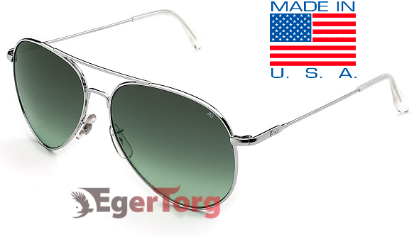 Очки American Optical General Aviator Sunglasses 58mm Chrome