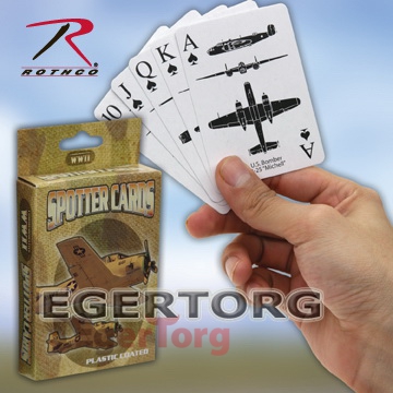 Игральные карты   Самолет-корректировщик Второй мировой войны    - 577 WWII SPOTTER PLAYING CARDS   CE
