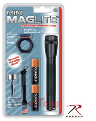 Фонарь Black AA Mini-Maglite   Combo Pack