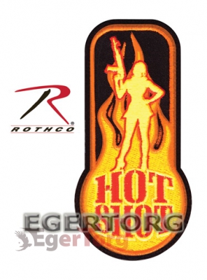 Нашивка  -  72185 ROTHCO HOT SHOT PATCH WITH HOOK BACK