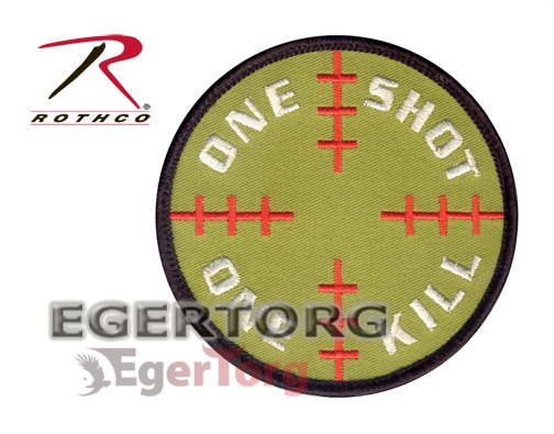 Нашивка  -  72186 ROTHCO SNIPER PATCH WITH HOOK BACK