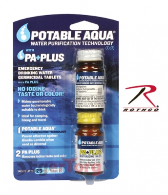 Таблетки для очистки воды POTABLE AQUA P.A. PLUS