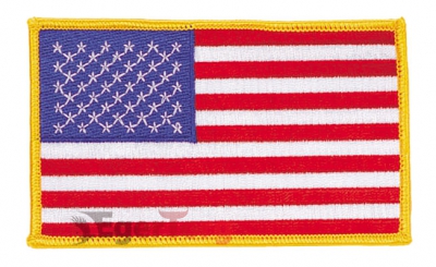 Нашивка плечевая  -  1582 JUMBO U.S. FLAG PATCH