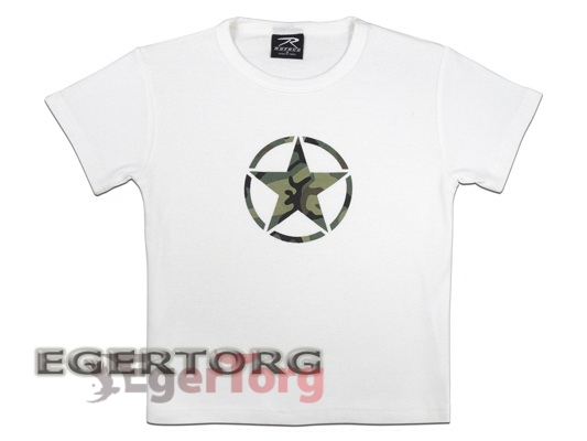 Белая женская футболка «Звезда»
