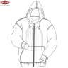 Куртка-толстовка для скрытого ношения оружия