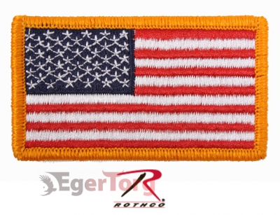 Нашивка флаг США  -  17775 AMERICAN FLAG PATCH WITH HOOK BACK