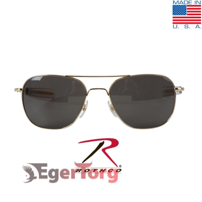 Очки American Optical Original Pilots Sunglasses 55mm Золотая Оправа