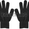 Черные перчатки из полипропилена