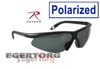Спортивные солнцезащитные  поляризованные очки  -  4368 ROTHCO 0.44 CALIBER POLARIZED SPORT GLASSES