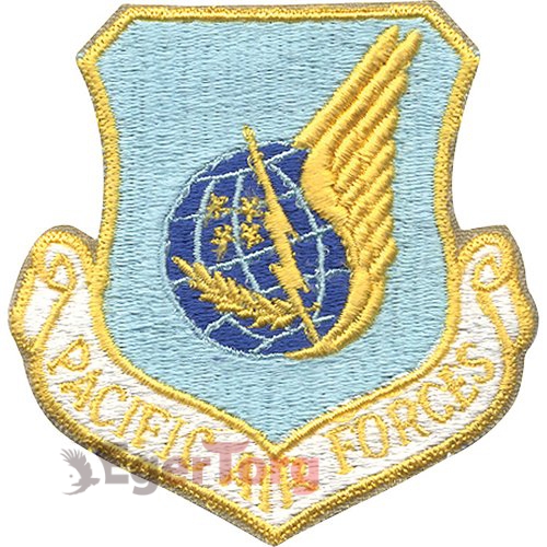Нашивка плечевая   Pacific Air Forces     -  72112 U.S.A.F. Pacific Air Forces Color Patch