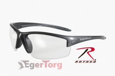 Очки солнцезащитные  -  10614 SMITH     WESSON EQUALIZER SUNGLASSES - GUN METAL WITH CLEAR LENS