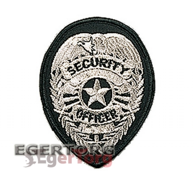 НАШИВКА SECURITY OFFICER SILVER