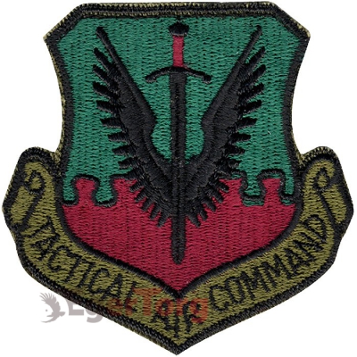 Нашивка приглушенная плечевая   Tactical Air Command     -  72146 U.S.A.F. Tactical Air Command Color Patch