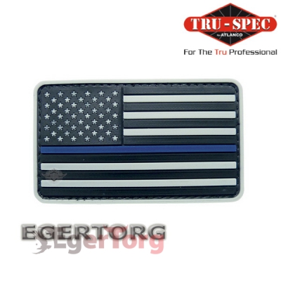 Нашивка Флаг серо-синий ПВХ  -   6781 TRU PVC MORALE PATCH - U.S. FLAG