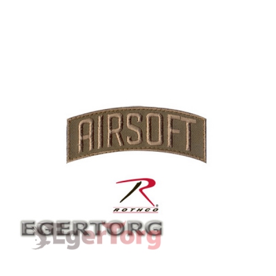 Нашивка плечевая  AIRSOFT  -  72207 ROTHCO AIRSOFT SHOULDER PATCH - HOOK BACKING