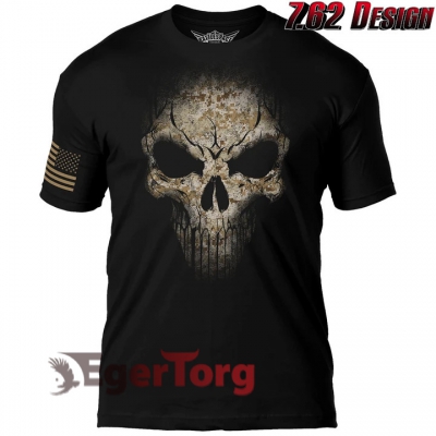 Футболка USMC Desert MARPAT Skull 7.62 Design Battlespace Men's T-Shirt