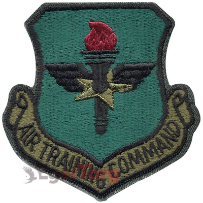 Нашивка приглушенная плечевая   Air Training Command     -  72129 U.S.A.F. Air Training Command Subdued Patch
