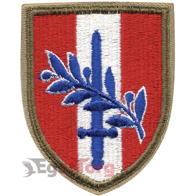 Нашивка плечевая   Austrian Occupation Forces     -  72132 U.S. Army Austrian Occupation Forces Color Patch