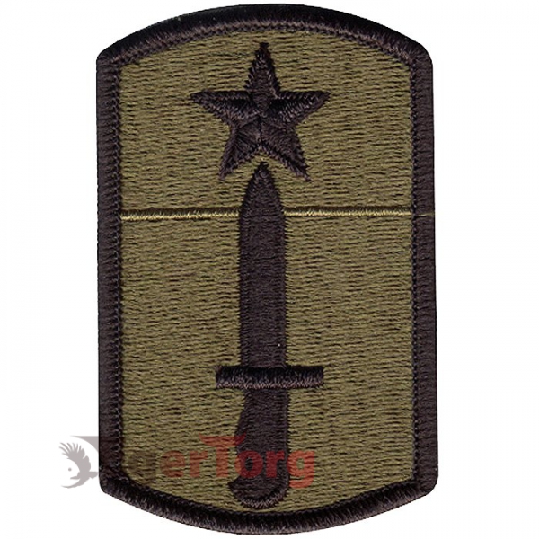 Нашивка плечевая   Star of the North     -  72140 U.S. Army 205th Infantry Brigade   Star of the North    Subdued Patch w -  Velcro