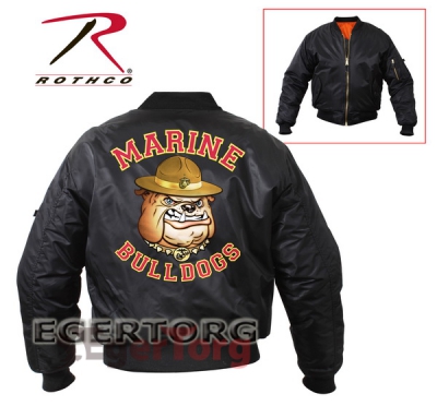 Куртка MA-1 черная Marine Bulldog