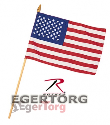 Мини флаг США  -  1445 MINI AMERICAN FLAG - 8   X 12