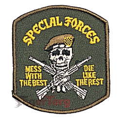 Нашивка специальных сил  -  1577 SPECIAL FORCE MESS W - BEST PATCH