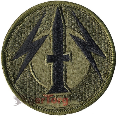 Нашивка плечевая   Quick, Reliable, Accurate     -  72145 U.S. Army 56th Field Artillery Brigade   Quick, Reliable, Accurate    Subdued Patch
