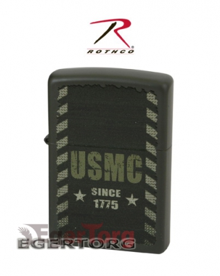 Зажигалка ZIPPO с эмблемой морской пехоты США с 1775 года  ZIPPO USMC SINCE 1775 LIGHTER (28337-EMPTY)