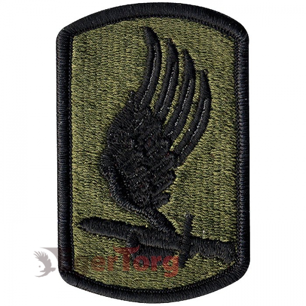 Нашивка плечевая   Sky Soldiers     -  72144 U.S. Army 173rd Airborne Brigade   Sky Soldiers    Subdued Patch