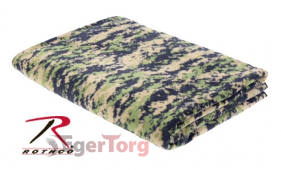 Одеяло лесной камуфляж
