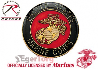 Значок с эмблемой морской пехоты  -  1775 MARINE CORPS PIN