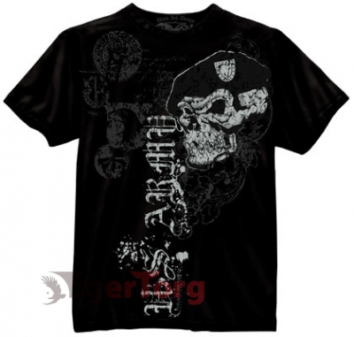 Футболка BLACK INK US ARMY SKULL WITH BERET