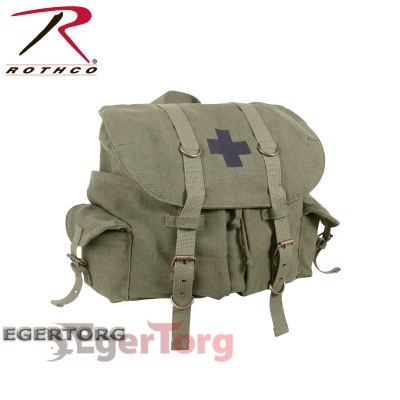 Компактный оливковый рюкзак с крестом