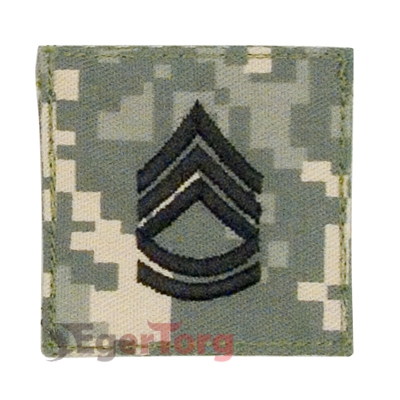Нашивка сержанта  -  1768 ACU DIGITAL SGT FIRST CLASS INSIGNIA