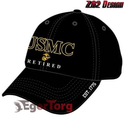 Бейсболка USMC Retired Twill Hat