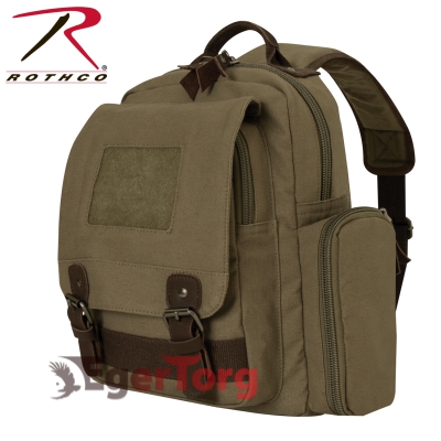 Рюкзак  ROTHCO VINTAGE CANVAS SLING BACKPACK OLIVE DRAB