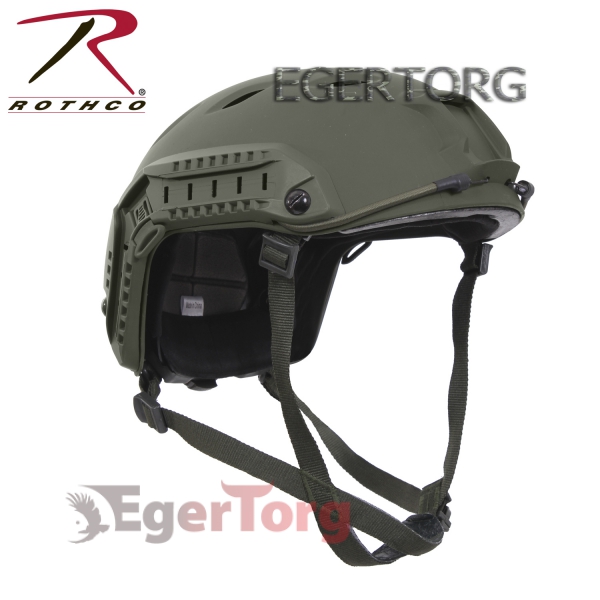 Каска-шлем оливковая - 1294 Rothco Advanced Tactical Adjustable Airsoft Hel...