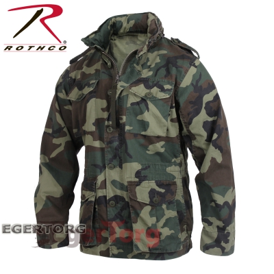 Куртка M-65 облегченная лесной камуфляж 