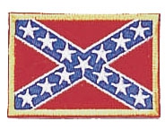 Нашивка флаг Конфедерации  REBEL FLAG PATCH