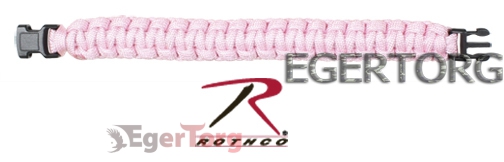 Паракорд-браслет розовый - 927 Rothco Solid Color Paracord Bracelet