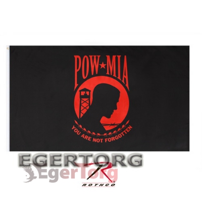 Флаг POW-MIA  -  1538 ROTHCO POW-MIA FLAG  -  3'X 5' - RED