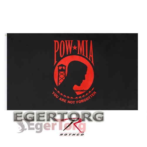 Флаг POW-MIA  -  1538 ROTHCO POW-MIA FLAG  -  3'X 5' - RED